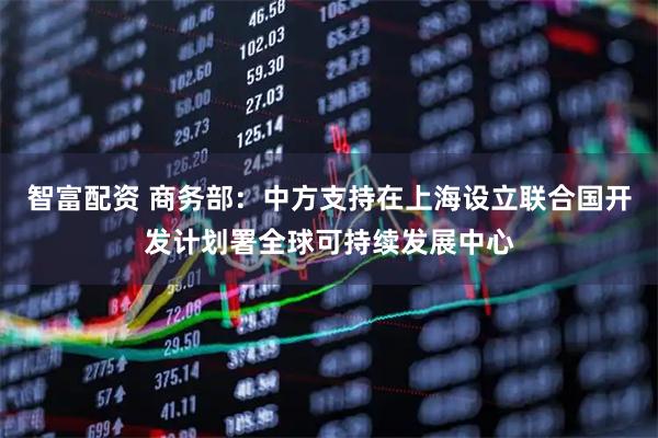 智富配资 商务部：中方支持在上海设立联合国开发计划署全球可持续发展中心