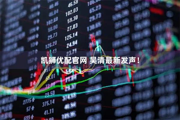 凯狮优配官网 吴清最新发声!