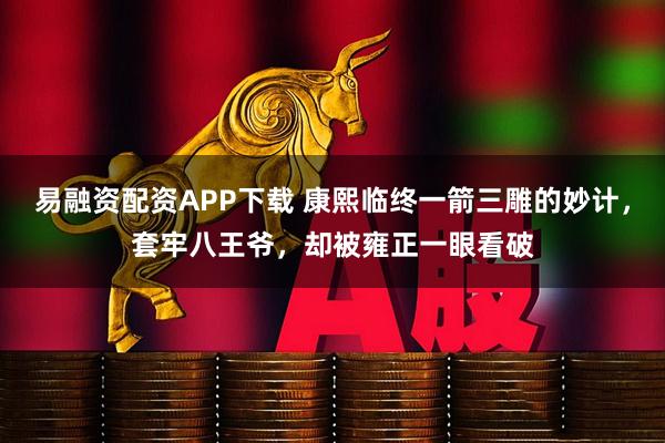 易融资配资APP下载 康熙临终一箭三雕的妙计,套牢八王爷,却被雍正一眼看破